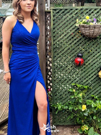 Elegant Spaghetti Strap Mermaid Long Prom Dress Ideas, Evening Party Dresses,WGP1737