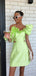 Elegant Light Green Off Shoulder Tight Popular Cheap Short Homecoming Dresses, EPT293