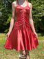 Casual Halter A-line Short Mini Homecoming Dress,EPT588