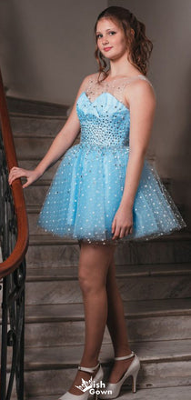 Gorgeous Illusion A-line Short Mini Homecoming Dress,EPT590