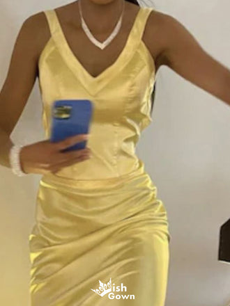 Elegant V-neck Mermaid Long Prom Dress Ideas, Evening Party Dresses,WGP1773