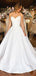 Elegant White Strapless With Train Popular Bridal Long Wedding Dresses, WDH118