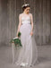 Charming Sweetheart Spaghetti Straps Applique Popular Bridal Long Wedding Dresses, WDH084