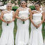 Unique Ivory Mermaid Straps Popular Cheap Maxi Long Wedding Guest Bridesmaid Dresses,WGM247