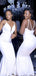 Sexy Mermaid Spaghetti Straps V Neck Sleeveless Popular Cheap Maxi Long Wedding Guest Bridesmaid Dresses,WGM322
