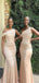 Elegant Champagne Mermaid One Shoulder Sleeveless Popular Cheap Maxi Long Wedding Guest Bridesmaid Dresses,WGM323