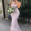 Elegant Mermaid One Shoulder Sleeveless Maxi Long Wedding Guest Bridesmaid Dresses,WGM191