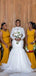 Unique Mermaid Straps Sleeveless Popular Cheap Maxi Long Wedding Guest Bridesmaid Dresses,WGM242