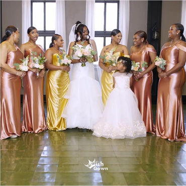Exquisite Range of Stylish Long Bridesmaid Dresses | Wish Gown