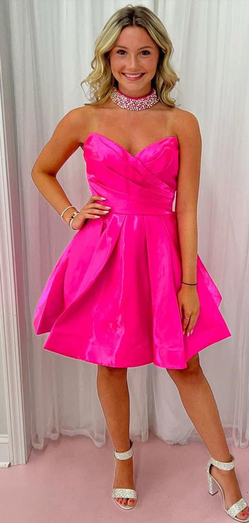 Sexy V Neck Sleeveless Cheap Short Homecoming Dresses, EPT174