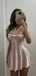 Unique Pink Sweetheart A-Line Short Homecoming Dresses For Birthday Party, EPT709