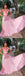 Pink A-line Straps Maxi Long Party Prom Dresses,Evening Dresses,WGP305