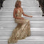 Cheap Sexy Sequin Mermaid Shinning Long Bridesmaid Prom Dress, WG1011