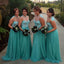 Online Cheap Custom Make Formal A Line Long Wedding Bridesmaid Dresses, WG315