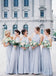 Halter Popular Blue Cheap Long Chiffon Wedding Party Bridesmaid Dresses, WG385