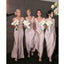 Elegant V Neck Simple Cheap Formal Long Bridesmaid Dresses, WG403