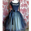 Cap Sleeve Lovely Lace Short Cocktail Cheap School Homecoming Dresses, CM0013 - Wish Gown