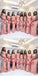 Elegant Pink Soft Satin Mermaid Long Bridesmaid Dresses Online, WGM128