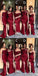 Mismatched Sexy Burgundy Mermaid Maxi Long Bridesmaid Dresses Online, WGM143