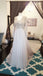 Charming Long Sleeve Lace Cheap Long Train Simple Wedding Dresses, WG628 - Wish Gown