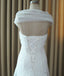 Elegant Cap Sleeve Sweet Heart White Affordable Lace Long Bridal Dresses, WG631 - Wish Gown