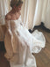 Off the Shoulder Lace Long Sleeve Elegant Cheap Long Wedding Dresses, WG654