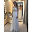Long Sleeves Open Back Lace Chiffon Cheap Formal Long Wedding Dresses, WG673