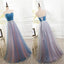 Best Sale Tulle Sweetheart Lace up Back Evening Cheap Long Prom Dresses, WG759