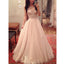 Charming Sweetheart Tulle Lace Evening Inexpensive Long Prom Dresses, WG771 - Wish Gown