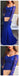Royal Blue Party Sexy Lace Long Sleeve Inexpensive Evening Prom Dresses Online, PD0116