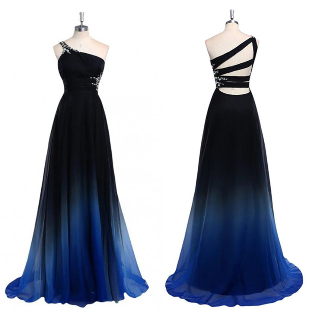 Gradient Chiffon Prom Dresses Gradient Chiffon Prom Dresses