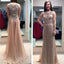 Long Sparkle Glittery Beading Sequin Cheap Custom Make Charming Evening Prom Dresses, PD0069