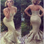 Gold Sequin Sparkle Sweetheart Long Charming Mermaid Evening Party Prom Dresses Online, PD0079