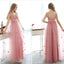 Charming Tulle Lace Up Back Cheap Custom Make Popular Party Newest Floor Length Prom Dresses, PD0090