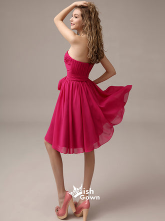 Red Strapless Short Homecoming Dress,Birthday Party Dress Y1599 –  Simplepromdress