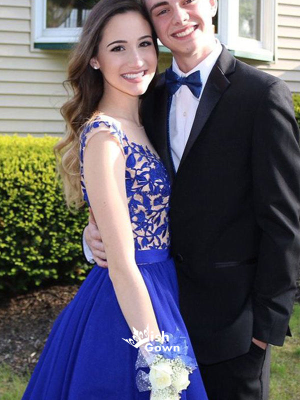Royal Blue Open Back Elegant Freshman Formal Cocktail Homecoming Prom Wish Gown Royal Blue Open Back Elegant Freshman Formal Cocktail Homecoming Prom Wish Gown