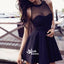 Short Off Shoulder See Through Tulle Sexy Charming Homecoming Prom Dress, BD0026