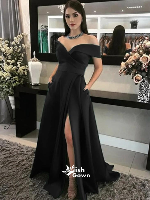 Off shoulder Prom Dresses, Mermaid Prom Dresses, Side Slit Prom Dresses, Sexy Prom Dresses, Party Dresses, Cocktail Prom Dresses, Evening Dresses, Long Prom Dress, Prom Dresses Online, PD0168