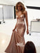 Spaghetti Strap Mermaid Elegant Long Bridesmaid Prom Dresses, SG160