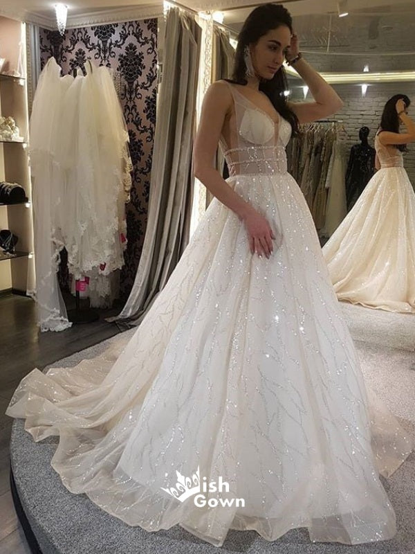 Affordable Lace Beaded Ball Gown Davids Bridal Flower Dress For Weddings,  Pageants, And First Communion Organza Sheer Neck And Appliqued Design From  Weddingteam, $73.05 | DHgate.Com