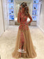 Best Sale Side Split Stunning Evening Inexpensive Long Prom Dresses, WG1082