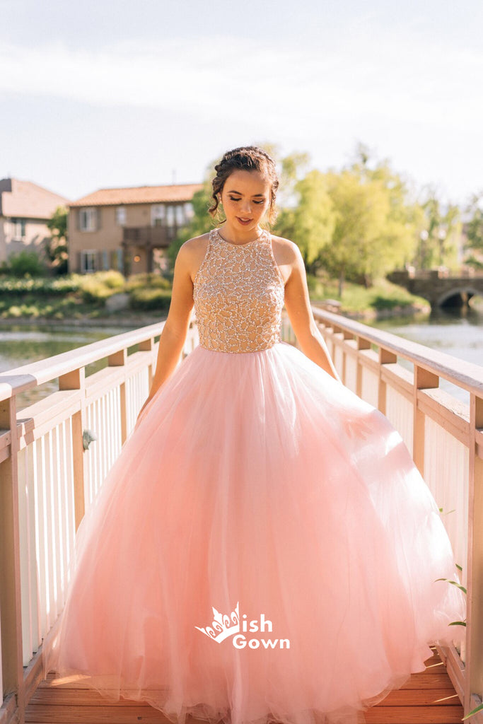 Beautiful Pink Formal Junior A Line Elegant Fashion Cheap Online Long Prom Dresses, WG261