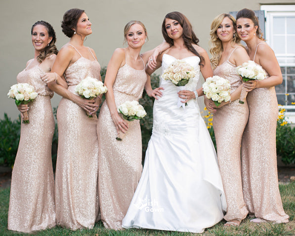 Cheap Popular Mermaid Long Wedding Sparkle Sequin Bridesmaid Dresses, Wish Gown Cheap Popular Mermaid Long Wedding Sparkle Sequin Bridesmaid Dresses, Wish Gown