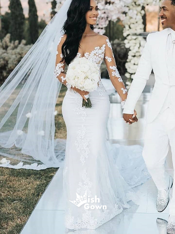 Always With Love Cream Tulle A-Line Lace Bridal Long Wedding Dresses, Wish Gown Always With Love Cream Tulle A-Line Lace Bridal Long Wedding Dresses, Wish Gown