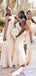 Simple Spaghetti Strap Mermaid Soft Satin Floor Length Bridesmaid Dresses, WGM059