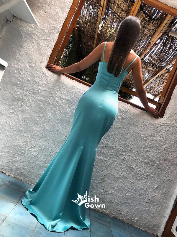Most Popular Tiffany Blue Junior Backless Sexy Mermaid Tiffany Blue Lo Wish Gown Most Popular Tiffany Blue Junior Backless Sexy Mermaid Tiffany Blue Lo Wish Gown