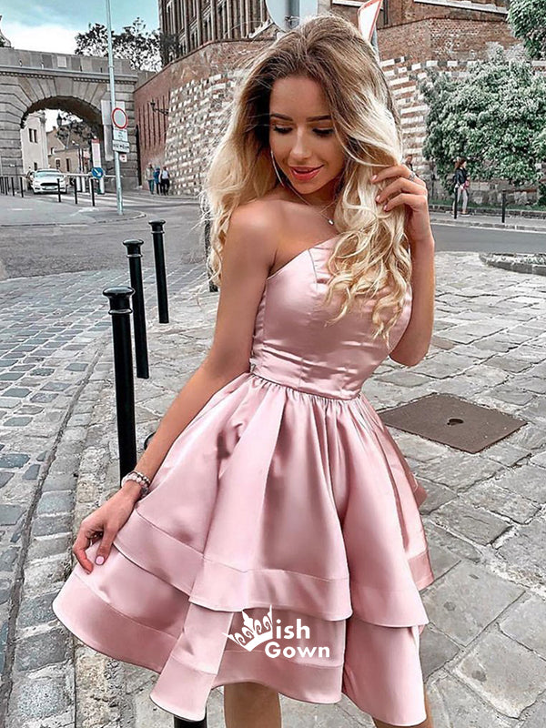 Light Pink A Line Formal Dress Prom Dresses Empire Waist 2022 Lace Applique  Tulle Skirt Elegant Evening Gowns Party Dress Women Cheap From Lovemydress,  $68.76 | DHgate.Com