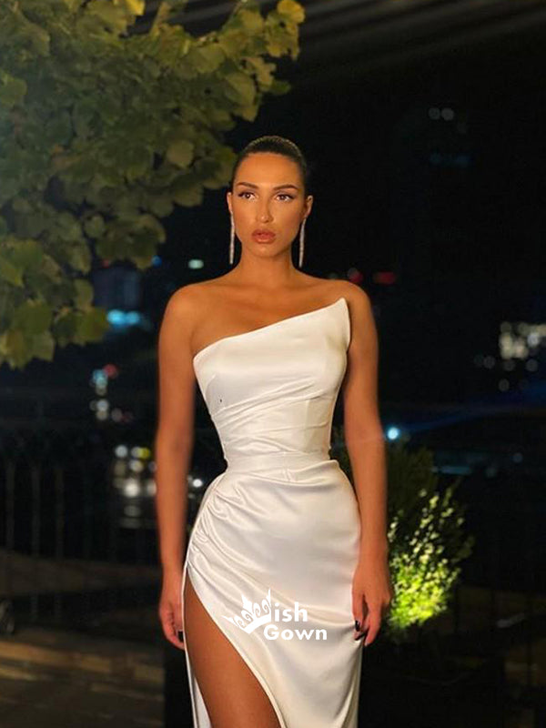 white sexy elegant dress Halter Sexy Elegant White Bodycon Bandage Dress White / S