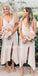 Sexy V-neck  Split Side Long Bridesmaid Dresses YPS120