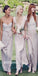 Mismatched Styles A-line Long Bridesmaid Dresses YPS111